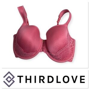Third Love 24/7 lace full coverage bra size 32F